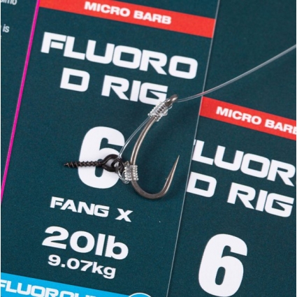 NASH przypon FLUOROCARBON D-RIG 4 Micro Barbed